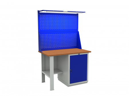 Верстак усиленный EXPERT WS (1200 WS1/F2 W 2 экрана с освещением)