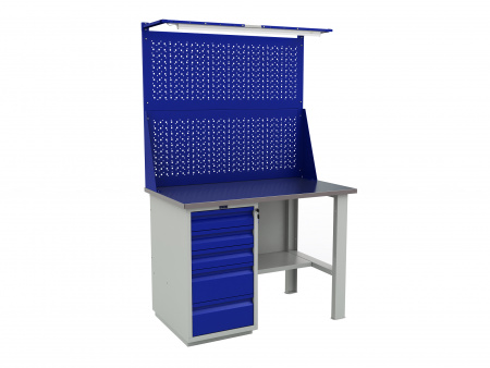 Верстак PROFI W (1200 WD5/F1 2 экрана с освещением)