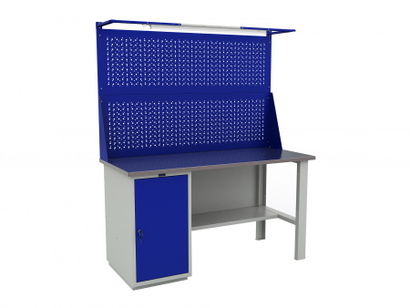 Верстак PROFI W (1600 WD1/F1 2 экрана с освещением)