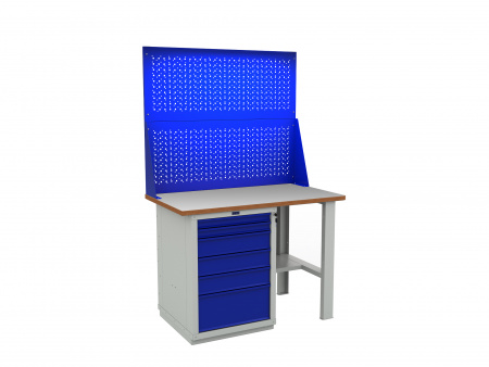 Верстак усиленный EXPERT WS (1200 WS6/F2 WTH 2 экрана)