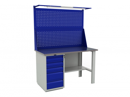 Верстак PROFI W (1400 WD5/F1 2 экрана с освещением)