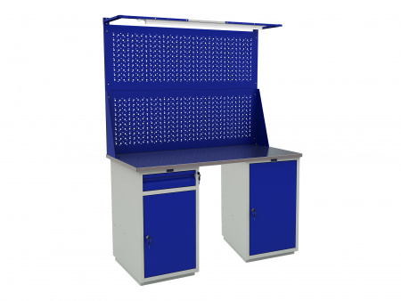 Верстак PROFI W (1400 WD2/WD1 2 экрана с освещением)